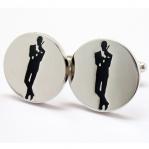 James Bond Silhouette Cuff 1.JPG